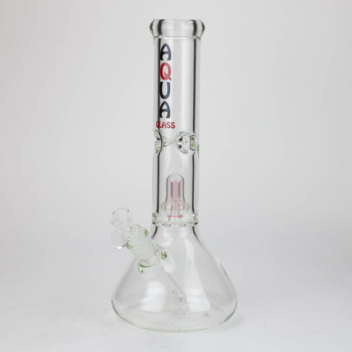 12" AQUA Glass showerhead percolator / 7mm /glass water bong [AQUA025] Glass Bong Canadian Distributor Pink