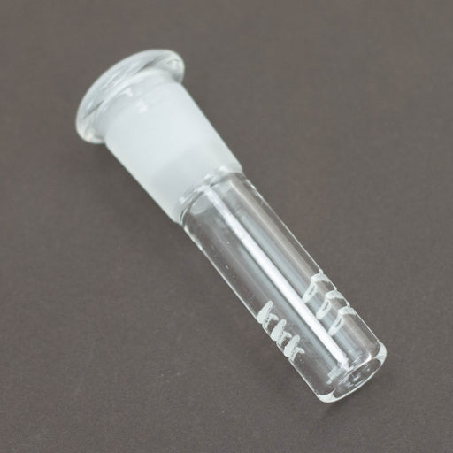 Glass 6 slits downstem [AKDS41] Downstem · Bowlstem Canadian Distributor 3 inches