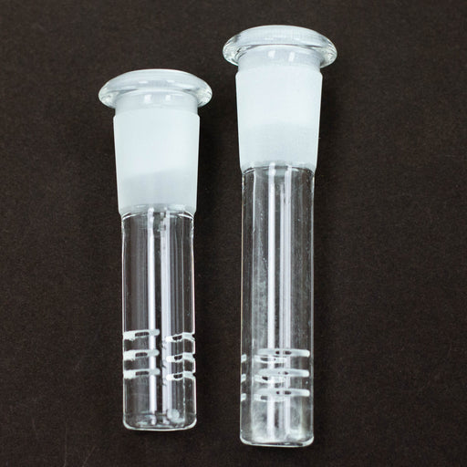 Glass 6 slits downstem [AKDS41] Downstem · Bowlstem Canadian Distributor