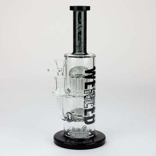 WENEED®-10.5" Weneed Dark Matter Duo Glass Bong Glass Rig WENEED® Black