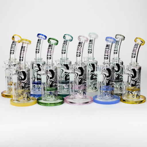 WENEED®-8.5" Weneed Dark Matter Water Pipe Glass Rig WENEED®