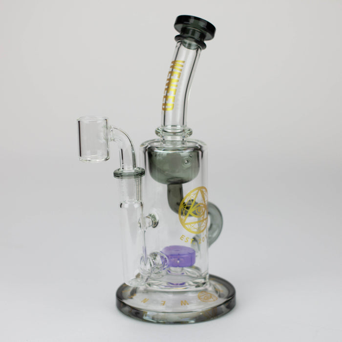 WENEED®-8.5" Weneed Milky Way Recycler Rig Glass Rig WENEED® Black