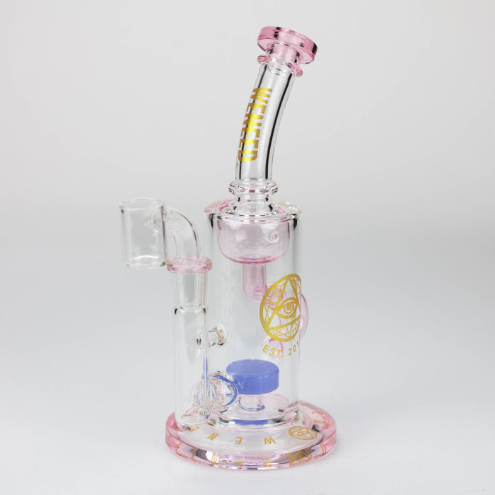 WENEED®-8.5" Weneed Milky Way Recycler Rig Glass Rig WENEED® Pink