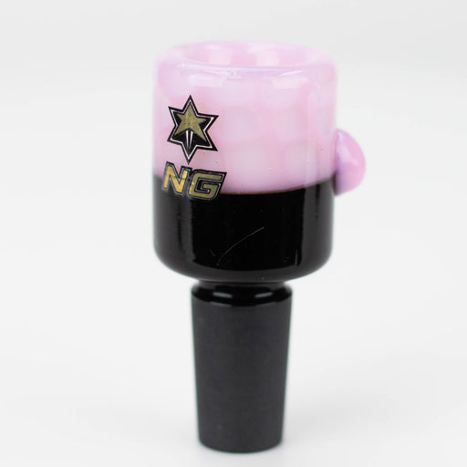 NG - Black & Colour Bubble Bucket Bowl [TW001] Bowl · Popper High-End Brands Glass PINK