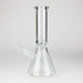 Dank -12" 7mm glass bong with Glitter Logo Glass Bong Northern Aurora Trading Ltd
