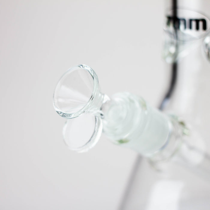 Dank -12" 7mm glass bong with Glitter Logo Glass Bong Northern Aurora Trading Ltd