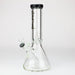 12" SPARK 9 mm glass beaker water bong [GB223] Beaker Bong ONE T-Black
