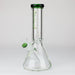 12" SPARK 9 mm glass beaker water bong [GB223] Beaker Bong ONE Green
