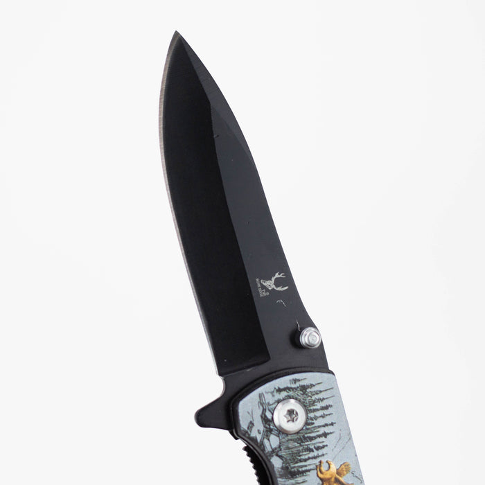 TheBoneEdge 7" Stainless Steel Folding Knife [Animal]