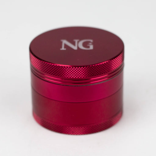 NG 4-Piece Color Aluminum Grinder Regular Grinder ONE Red