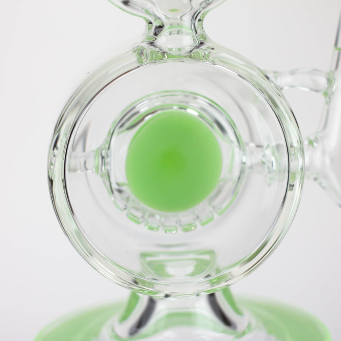 preemo - 10 inch Double Drum Bubbler [P085] Glass Bong preemo