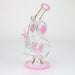 preemo - 10 inch Double Drum Bubbler [P085] Glass Bong preemo PINK
