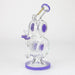 preemo - 10 inch Double Drum Bubbler [P085] Glass Bong preemo PURPLE