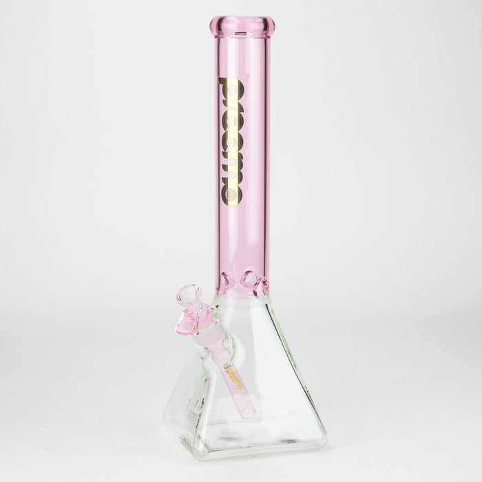 preemo - 16 inch Pyramid Base Beaker [P038] Glass Bong preemo PINK