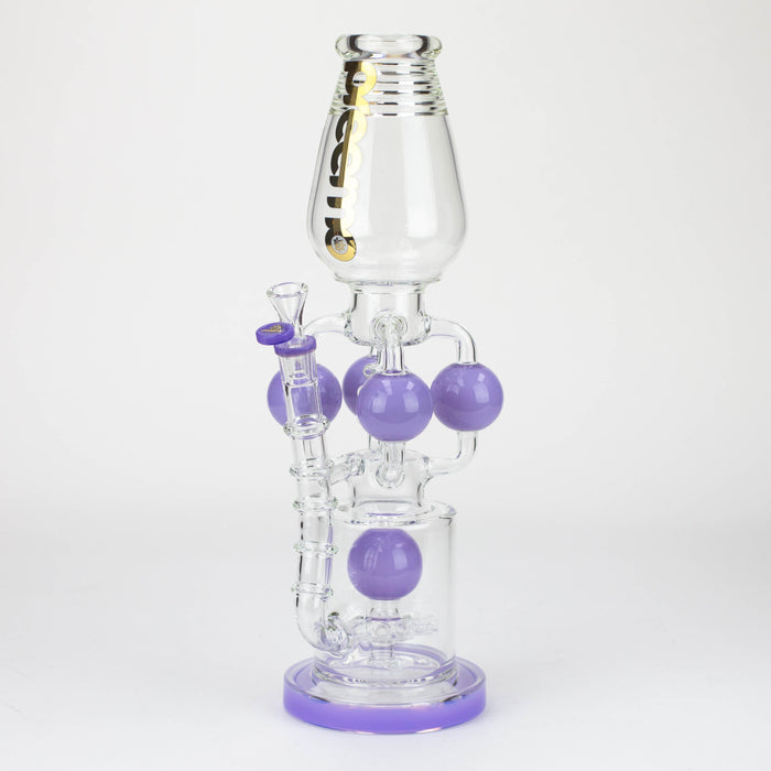 preemo - 16 inch Sprocket to Coil Bubbler [P087] Glass Bong preemo PURPLE