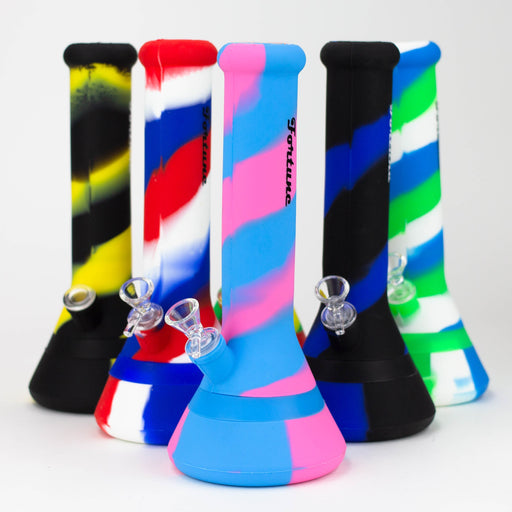 12" Multi-color silicone detachable water bong-Assorted Silicone Bong ONE