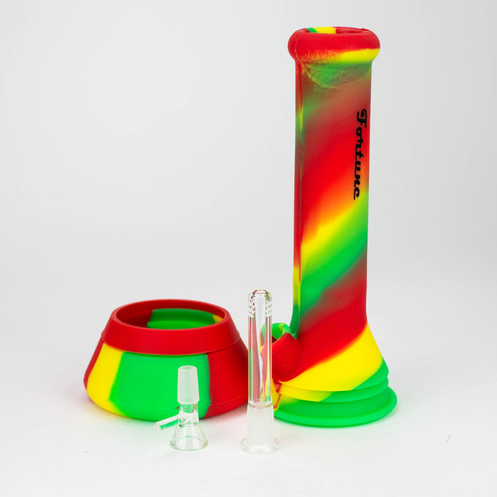 12" Multi-color silicone detachable water bong-Assorted