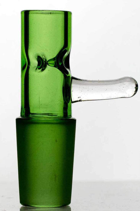 3 Pinched straight glass bowl Bowl · Banger · Oil Burner ONE Green 18 mm Female Joint
