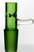 3 Pinched straight glass bowl Bowl · Banger · Oil Burner ONE Green 18 mm Female Joint