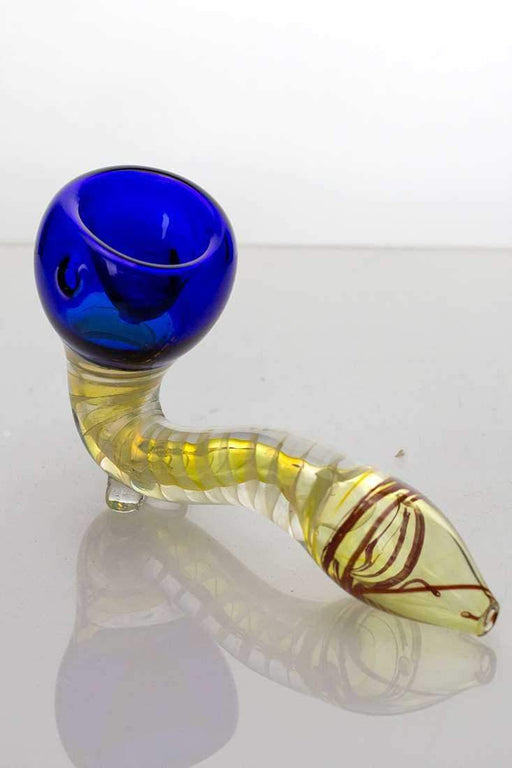 Changing colors Sherlock glass hand pipe Glass Pipe ONE