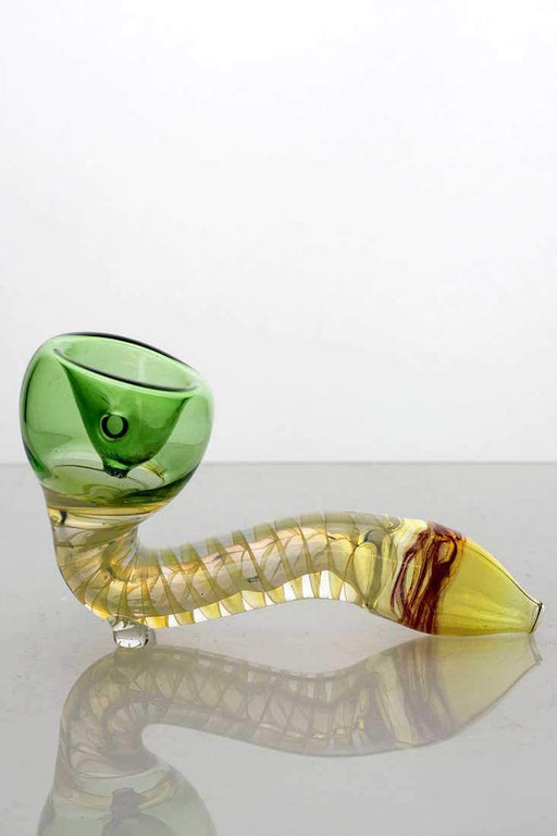 Changing colors Sherlock glass hand pipe Glass Pipe ONE