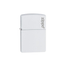 Zippo 214ZL White Matte with Zippo logo Basic · Pattern ONE