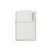 Zippo 214ZL White Matte with Zippo logo Basic · Pattern ONE