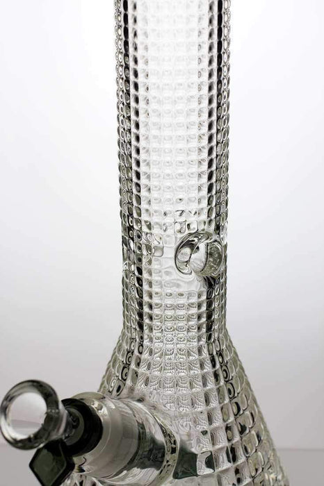 15" genie crystal shine glass water bong- - One Wholesale