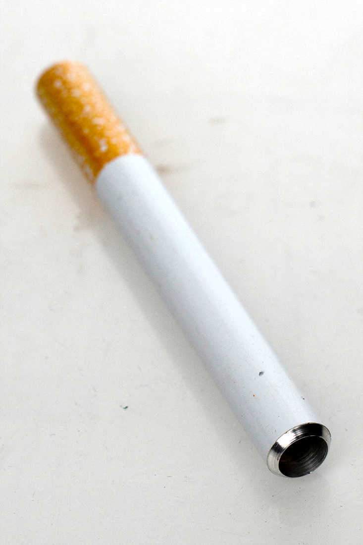 one hitter cigarette Metal one hitter pipe — Bong Outlet Canada