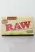 Raw organic hemp rolling paper - 2 Pack-Singlewide - One Wholesale