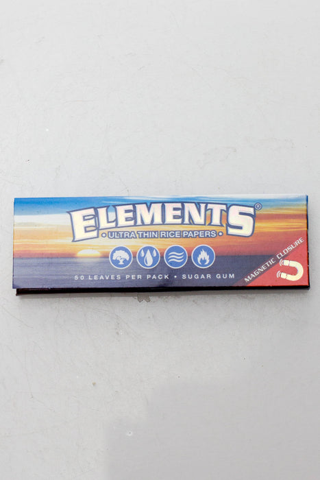 Elements Rice smoking Papers-1 1/4" - One Wholesale