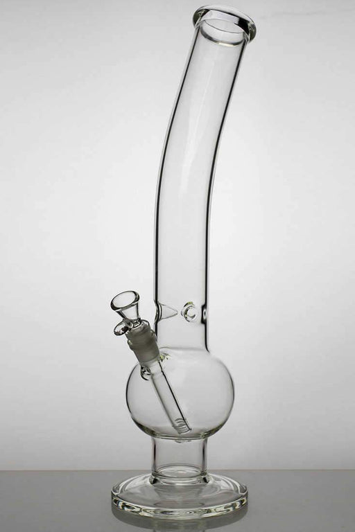 18" clear round base glass water bong Straight Tube Bong ONE