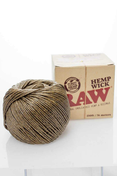 Raw Hemp Wick-Large / 250 ft - One Wholesale