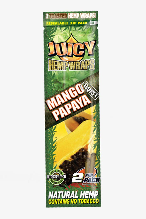 Juicy Jay's Hemp Wraps-2 Packs-Mango Papaya - One Wholesale