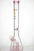 18" Triple Barrel Beaker glass water bong Beaker Bong ONE Pink