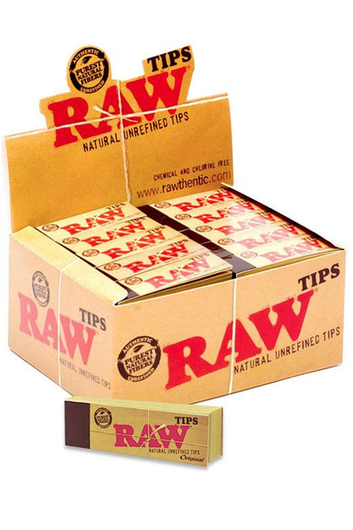 Raw Rolling Paper Tips- - One Wholesale