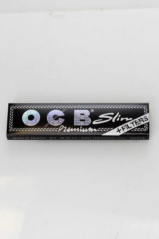 OCB Premium rolling paper 1 - 1/4" Size ONE King Slim size+Filters - 32 packs