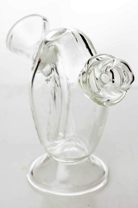 Glass blunt bubbler- - One Wholesale