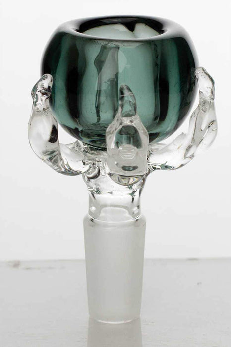Talon shape glass bowl-T-black - One Wholesale