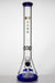18" Triple Barrel Beaker glass water bong Beaker Bong ONE