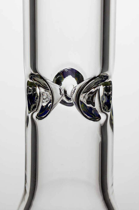18" Triple Barrel Beaker glass water bong Beaker Bong ONE