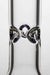 18" Triple Barrel Beaker glass water bong Beaker Bong ONE