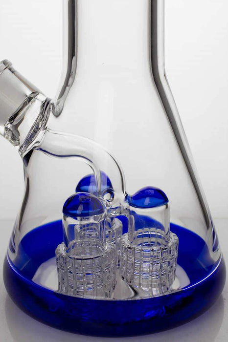 18" Triple Barrel Beaker glass water bong Beaker Bong ONE