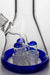 18" Triple Barrel Beaker glass water bong Beaker Bong ONE