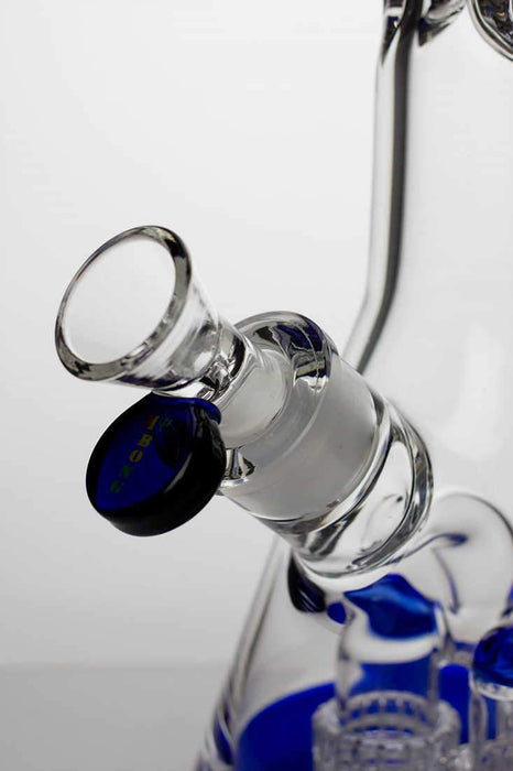 18" Triple Barrel Beaker glass water bong Beaker Bong ONE