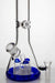 18" Triple Barrel Beaker glass water bong Beaker Bong ONE
