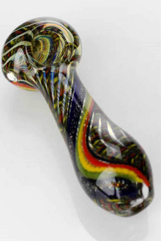 Heavy dichronic 2957 Glass Spoon Pipe Glass Pipe ONE