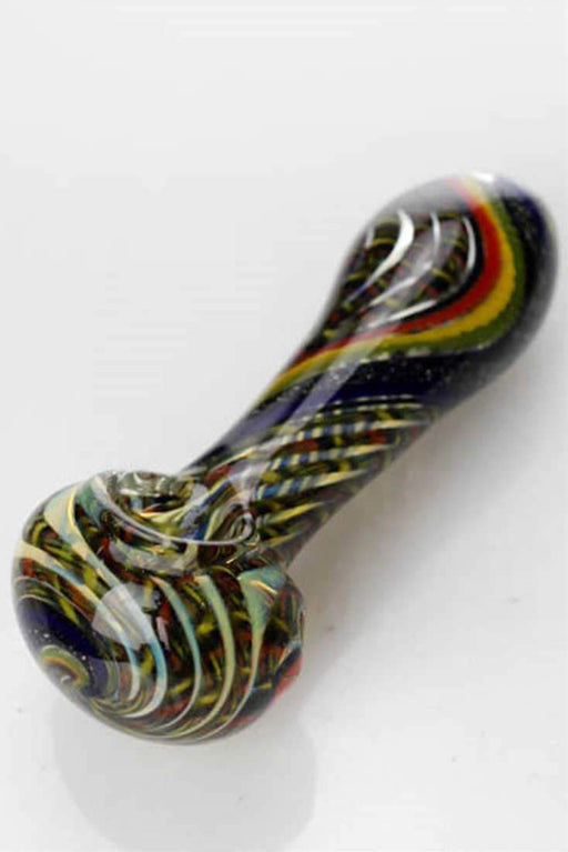 Heavy dichronic 2957 Glass Spoon Pipe Glass Pipe ONE