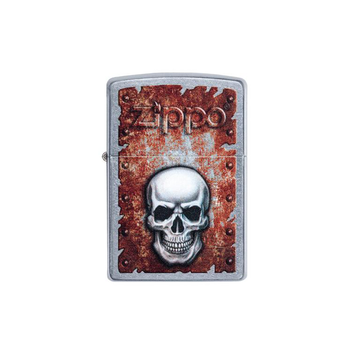 Zippo 29870 Rusted Skull Design Zippo Lighter ONE