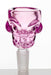 Skull shape glass large bowl-Pink - One Wholesale